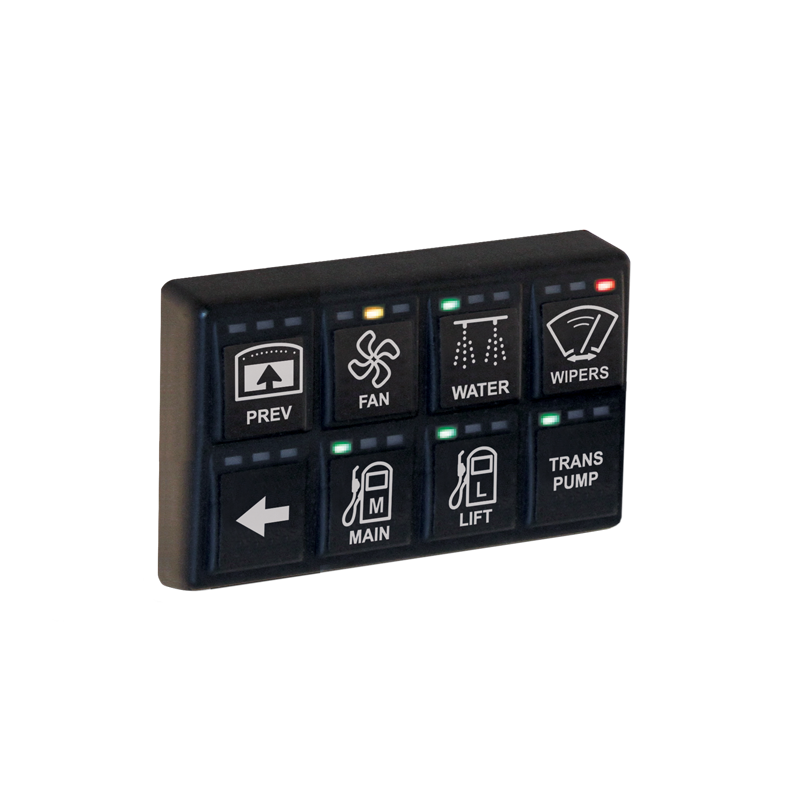 MoTeC Keypad 8 label